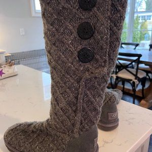 Ugg Classic Cardie Cable Knee-High Boots
